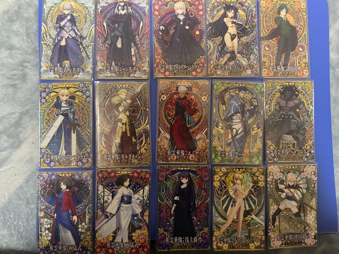 fgoアーケード FGO カード　英霊華像　59枚　フェイタル　バラ売り可能