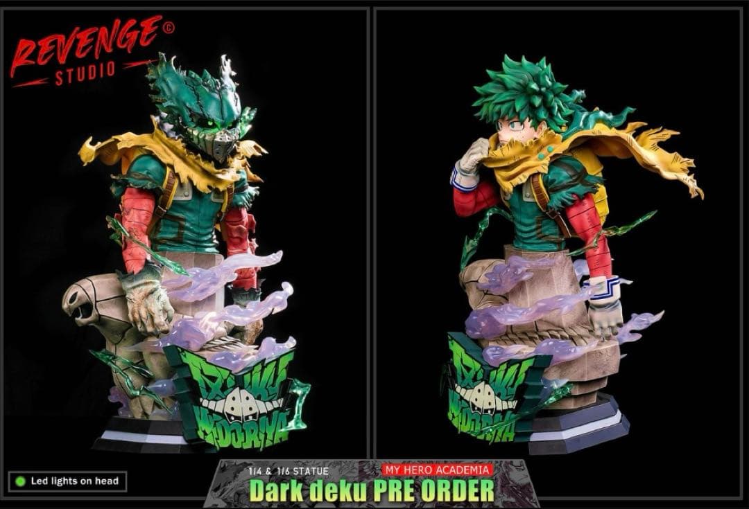 ☆1/4ダークデク フィギュアDark Deku ガレキ 僕のヒーローアカデミア