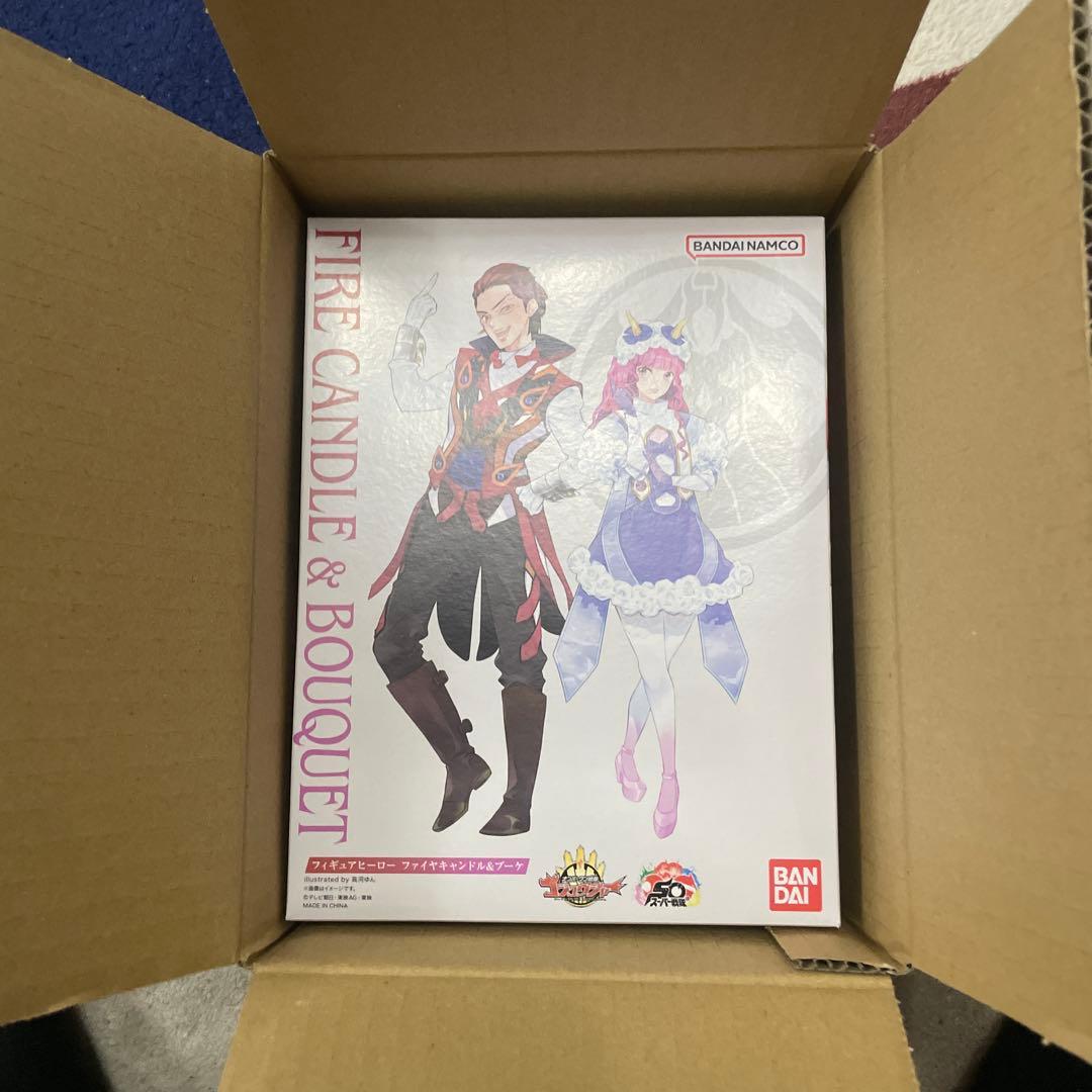 【ナンバーワン戦隊ゴジュウジャー】フィギュアヒーロー ファイヤキャンドル&ブーケ