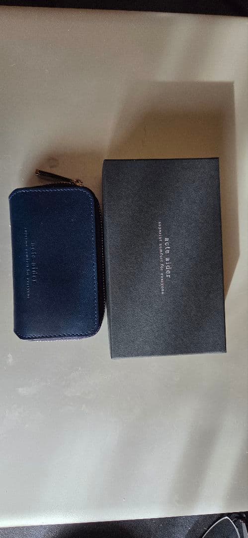 TRUE buttero ミニ財布 AAU04.01 ネイビー