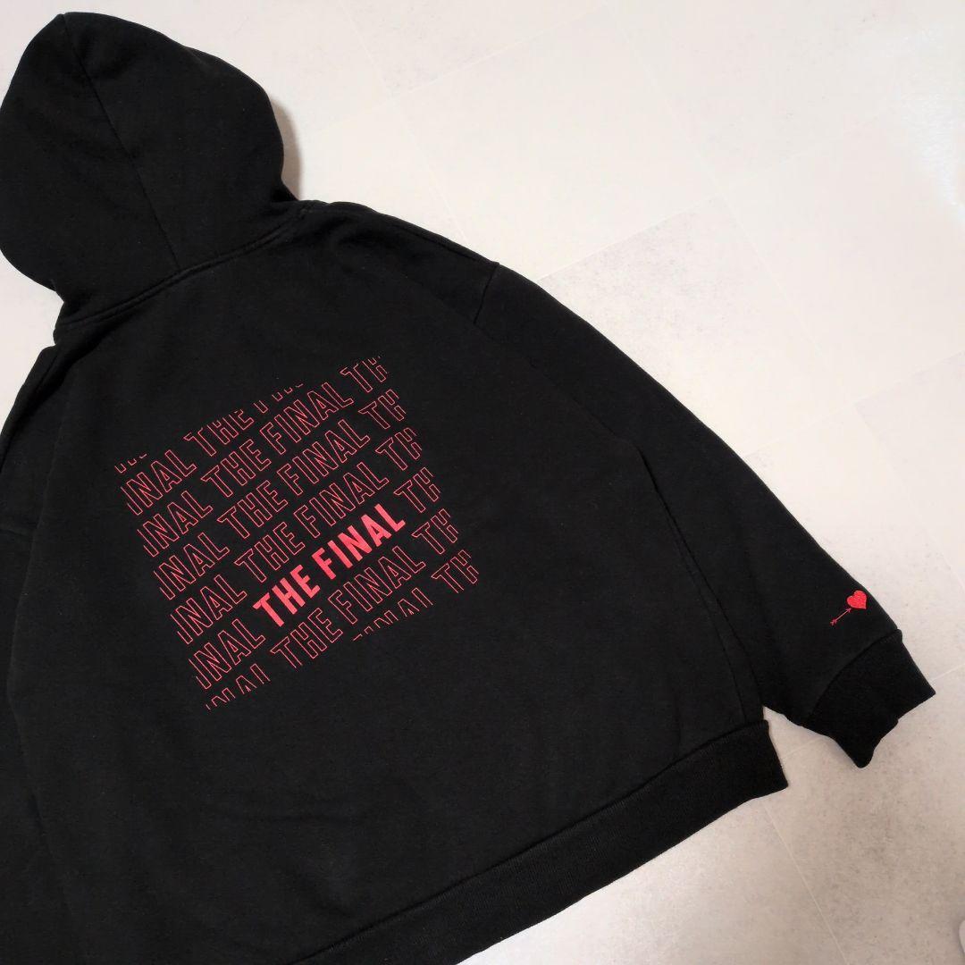 【極美品】BTS 公式 パーカー THE FINAL ジップ 黒 ツアーグッズ