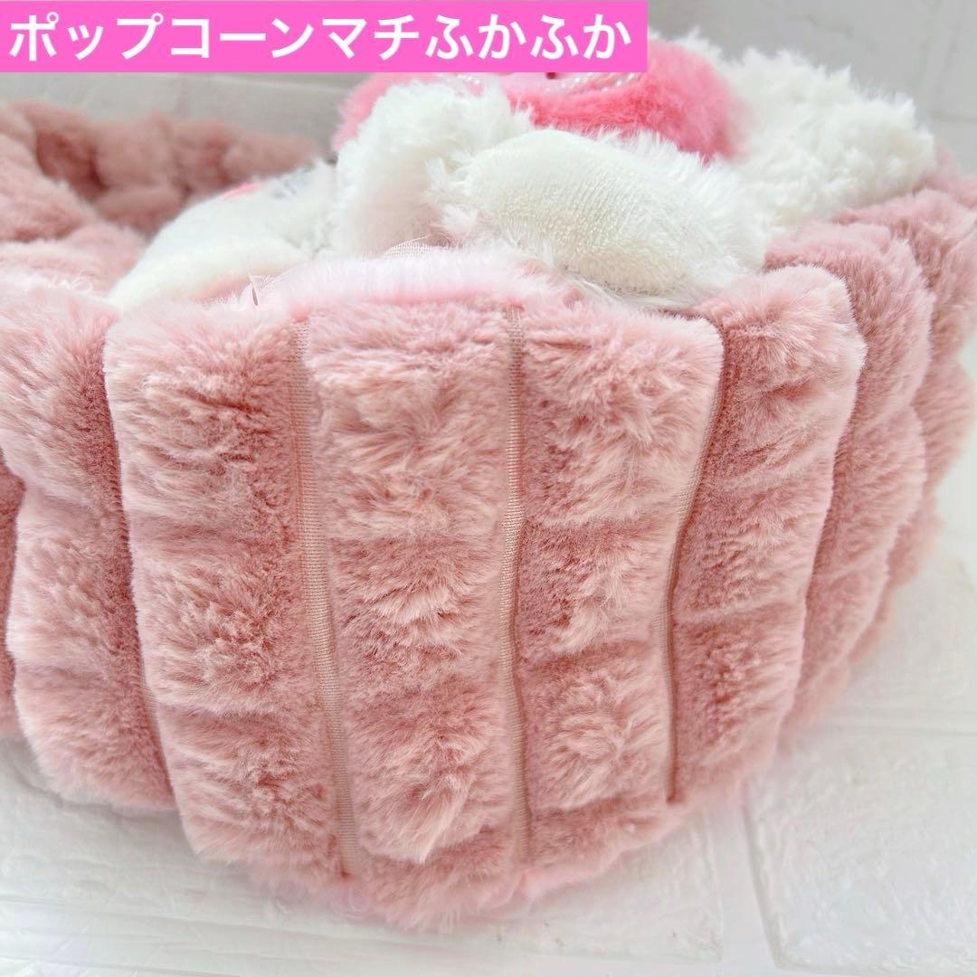 黒*こ様 薔薇＆うさ耳マンドゥちゃん　ポップコーンファー　コヤンイサムチョン　ト