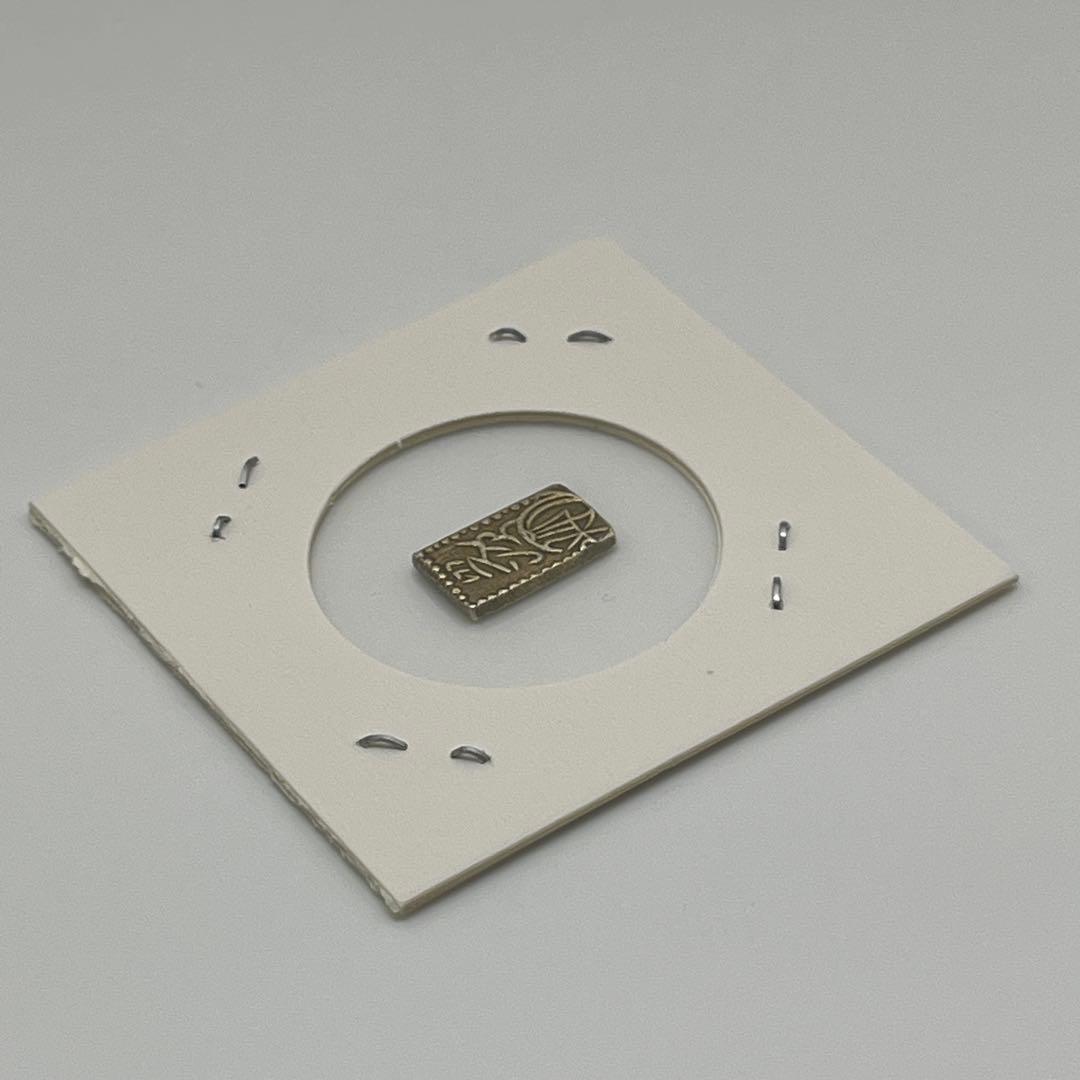 天保ニ朱判金 二朱金 光次 江戸時代 古銭 重さ1.66g