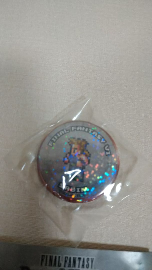 レコードキーパー　缶バッジ　ホログラム　FF6　マッシュ Vol.2