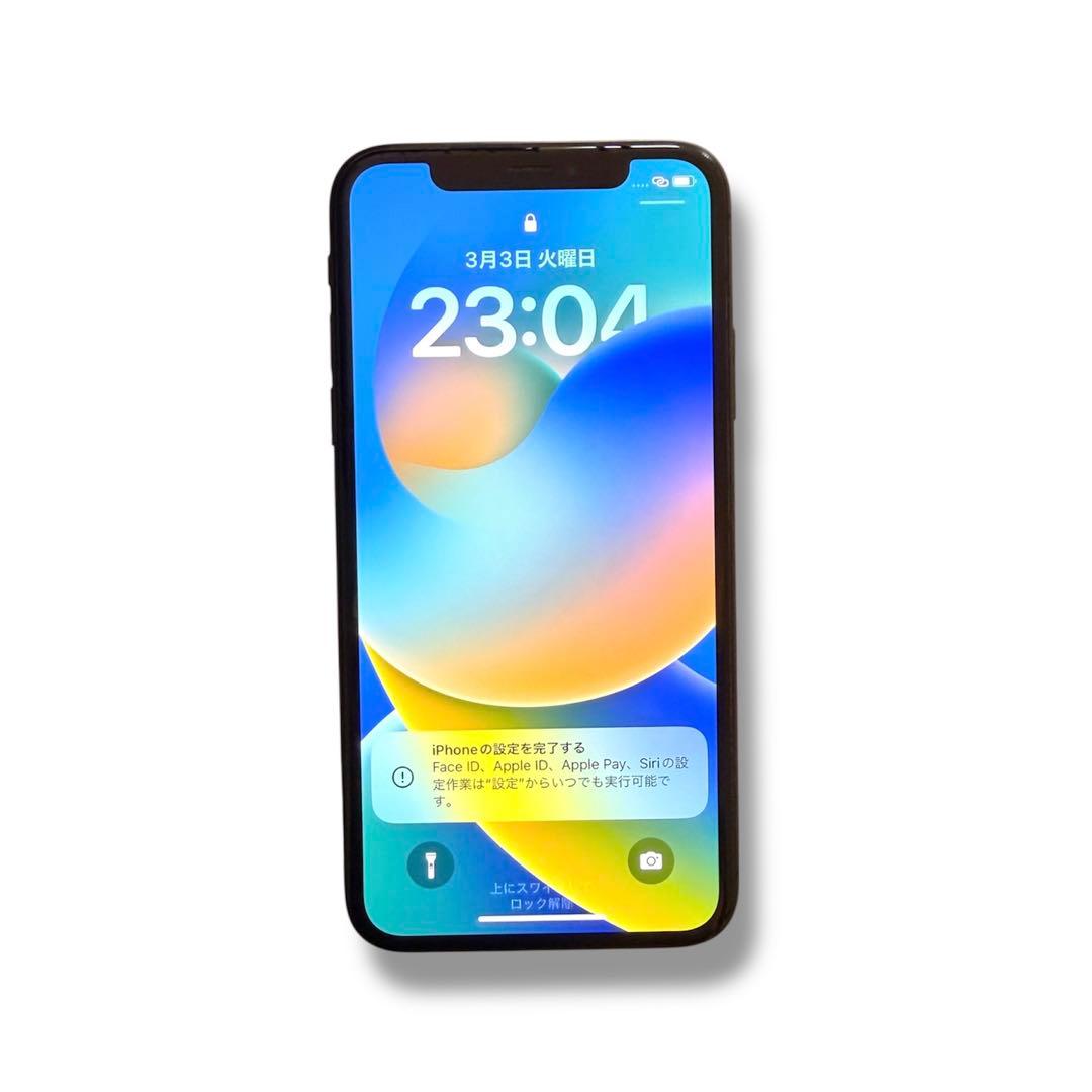 iPhone X 256GB space grey 85% simフリー
