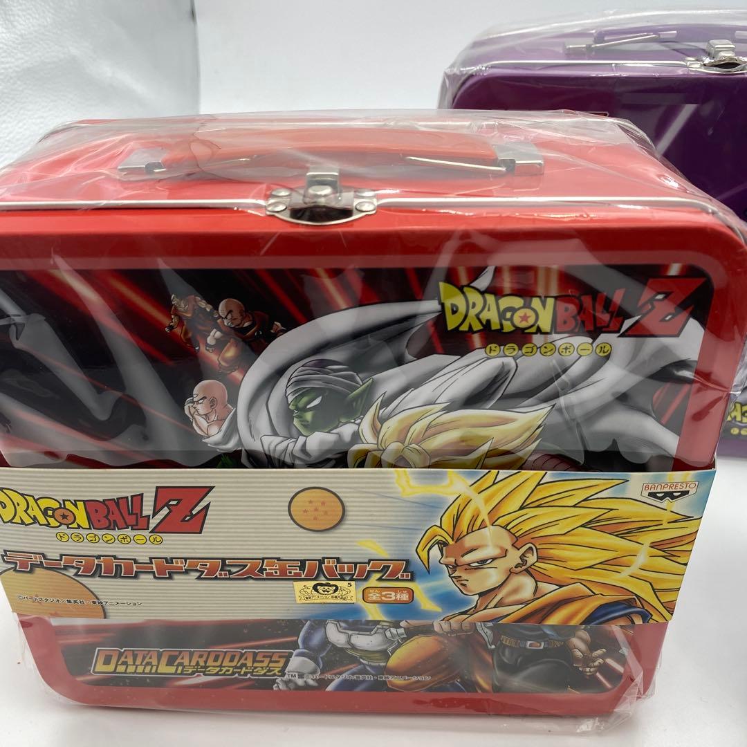 当時物　未使用　ドラゴンボールZ データカードダス　缶バック　3種