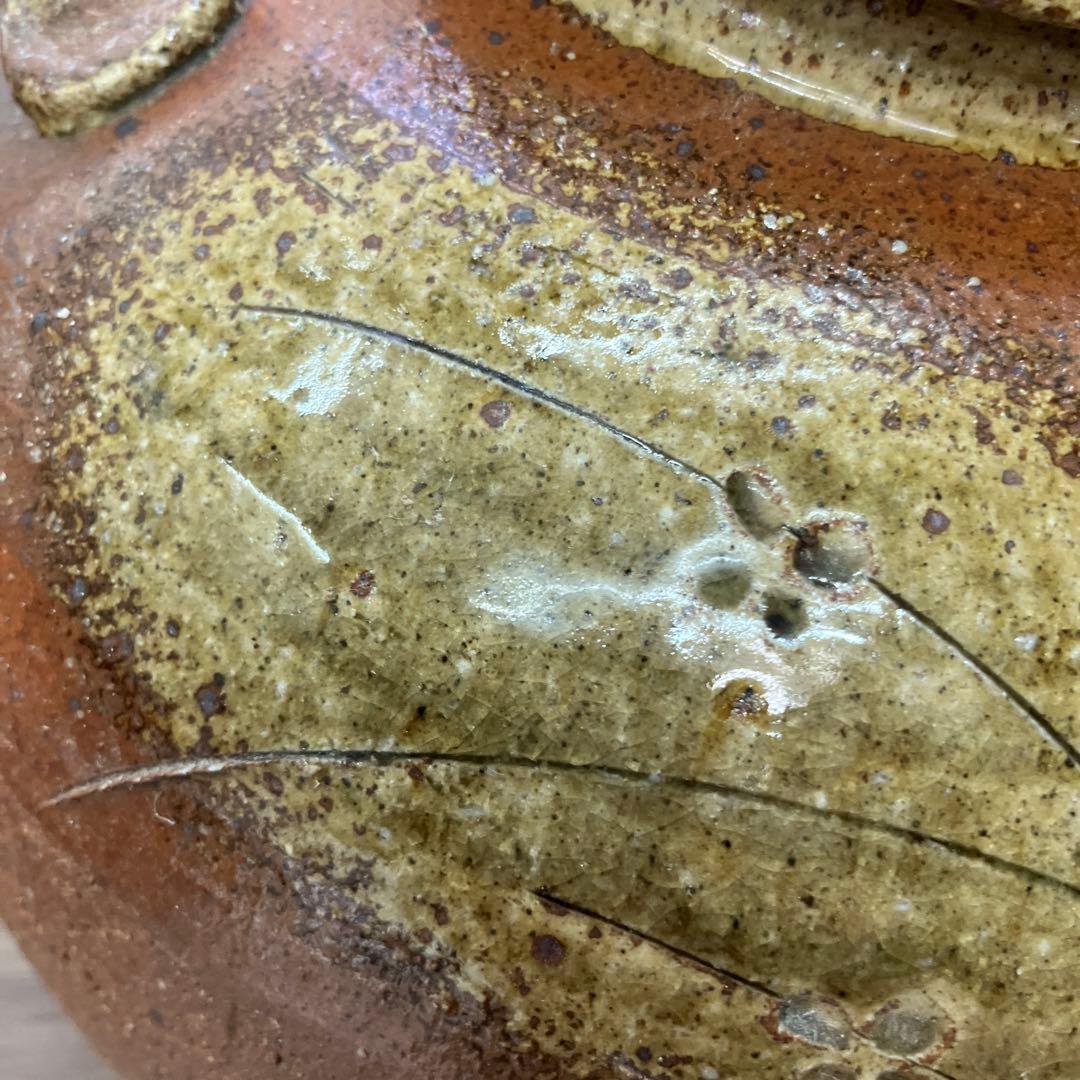 D-壁 信楽焼 花瓶 花器 壺 陶器 花入れ 伝統工芸 インテリア 置物 茶道具