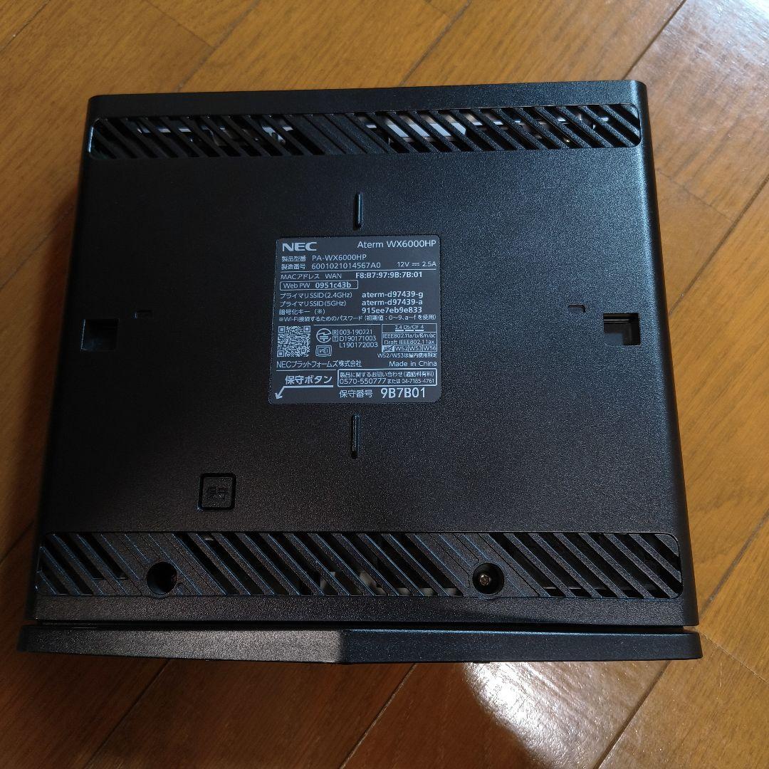 ルーター・ネットワーク機器 NEC WX6000HP