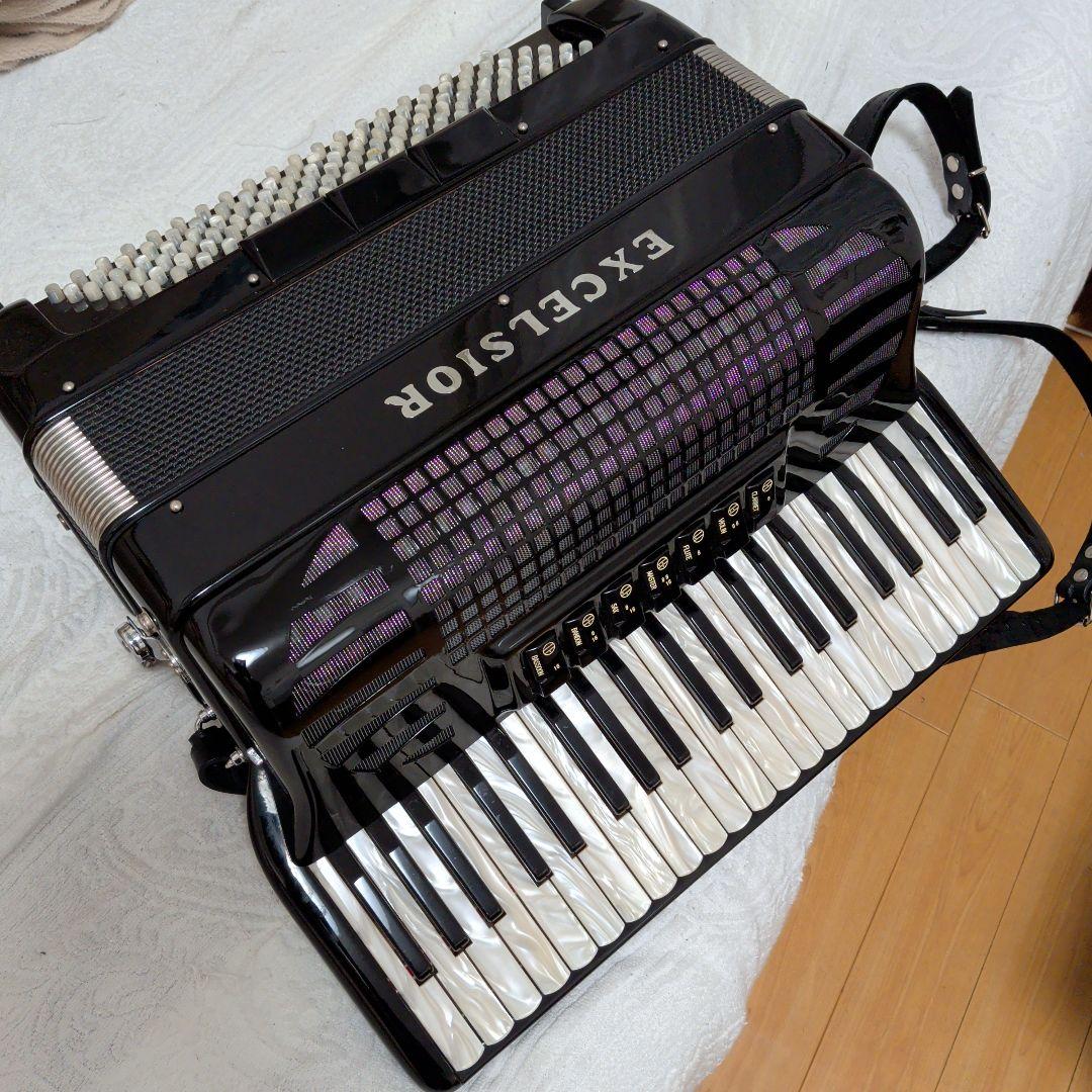 極美品EXCELSIOR308アコーディオン純正ハードケース付