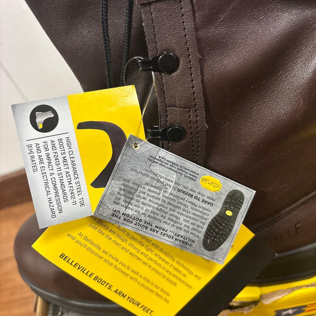 未使用品　米軍　BELLEVILLE ミリタリーブーツ　ブラウン　28cm