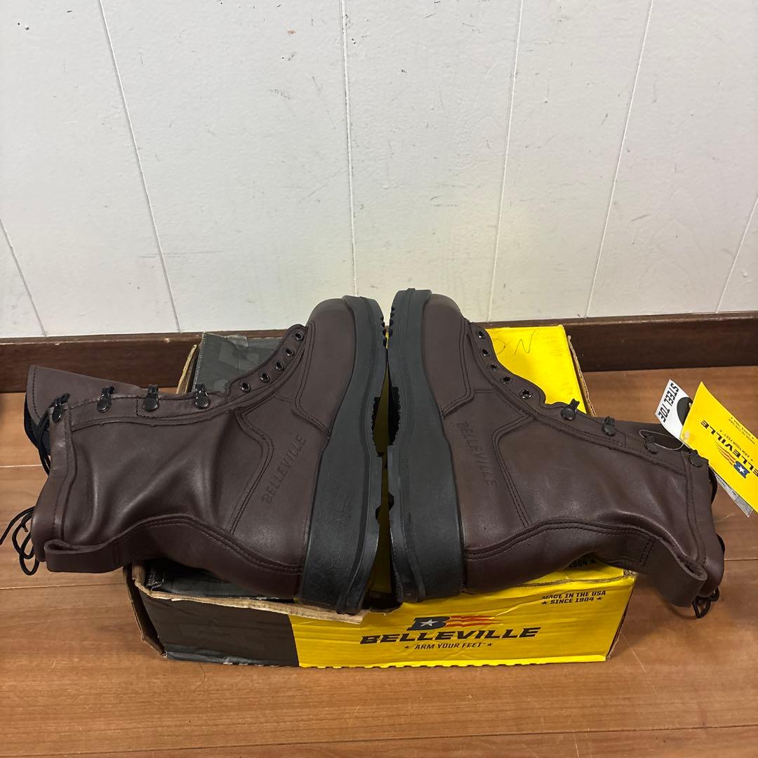 未使用品　米軍　BELLEVILLE ミリタリーブーツ　ブラウン　28cm