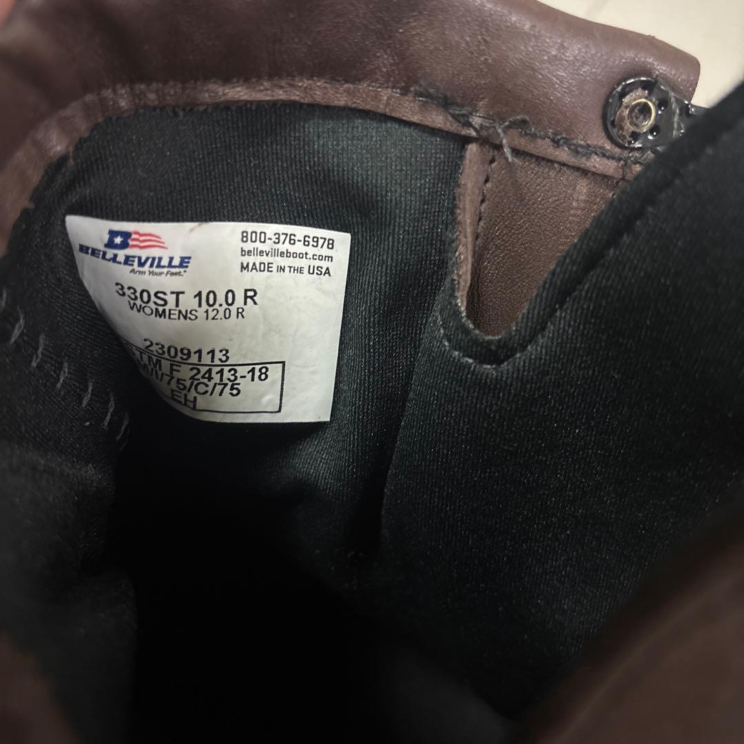 未使用品　米軍　BELLEVILLE ミリタリーブーツ　ブラウン　28cm