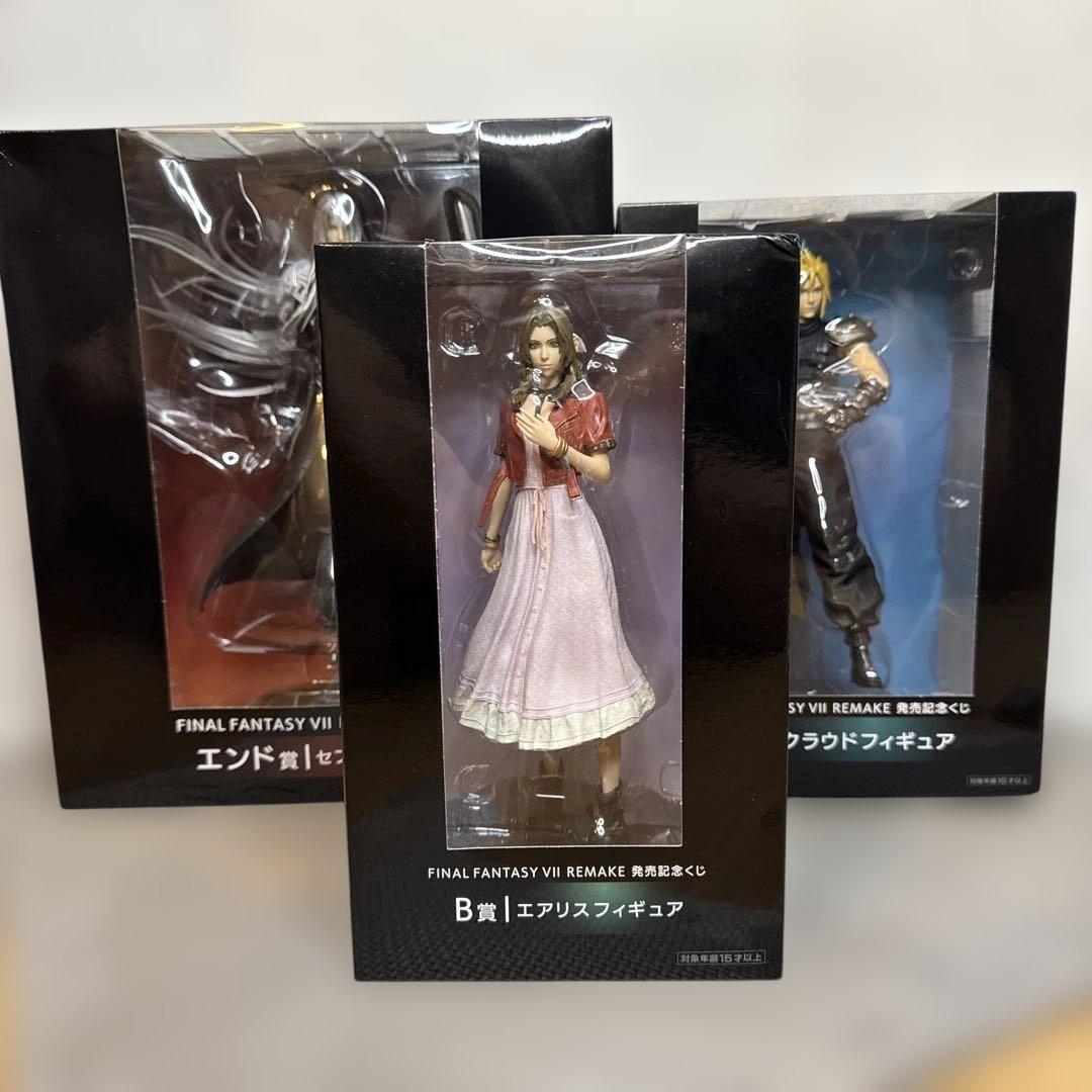 【フィギュアセット】FINAL FANTASY Ⅶ REMAKE 発売記念くじ