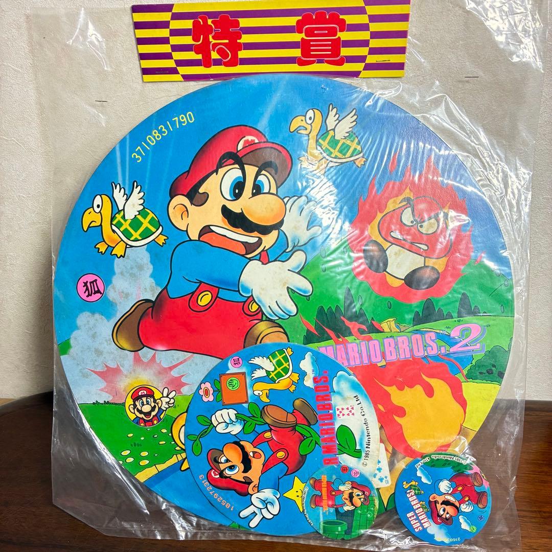 スーパーマリオブラザーズ2 メンコ 6セット　面子　昭和レトロ メンコ
