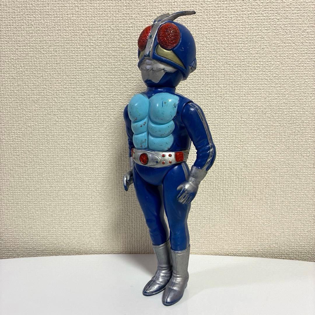 増田屋 トーキング仮面ライダー ソフビ 当時物 [紐なし] 全高約37.5cm