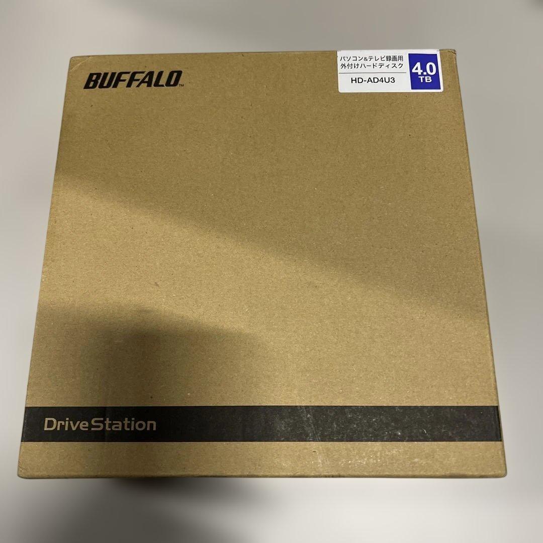 バッファロー HD-AD4U3 4TB 外付けHDD