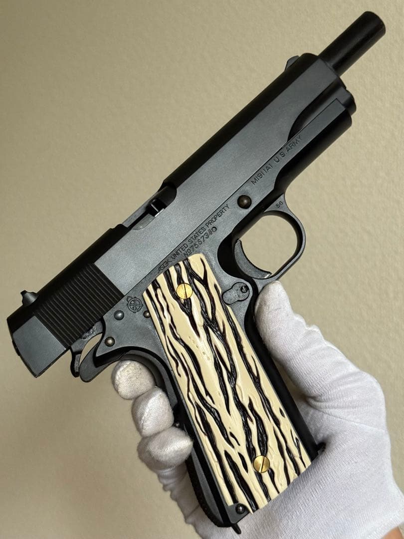 MGC コルト M1911A1 HW ガバメント 象牙グリップ ガスガン
