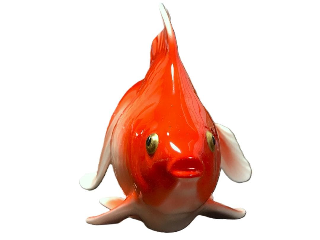 【 BONE CHINA 金魚 】　無疵完品 Noritake/ノリタケ