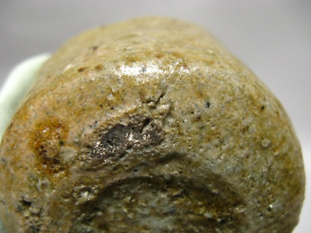 辻協 作『黄瀬戸 五角 ぐい呑』共箱 夫 辻清明 検 ぐい呑み 盃 徳利 酒器