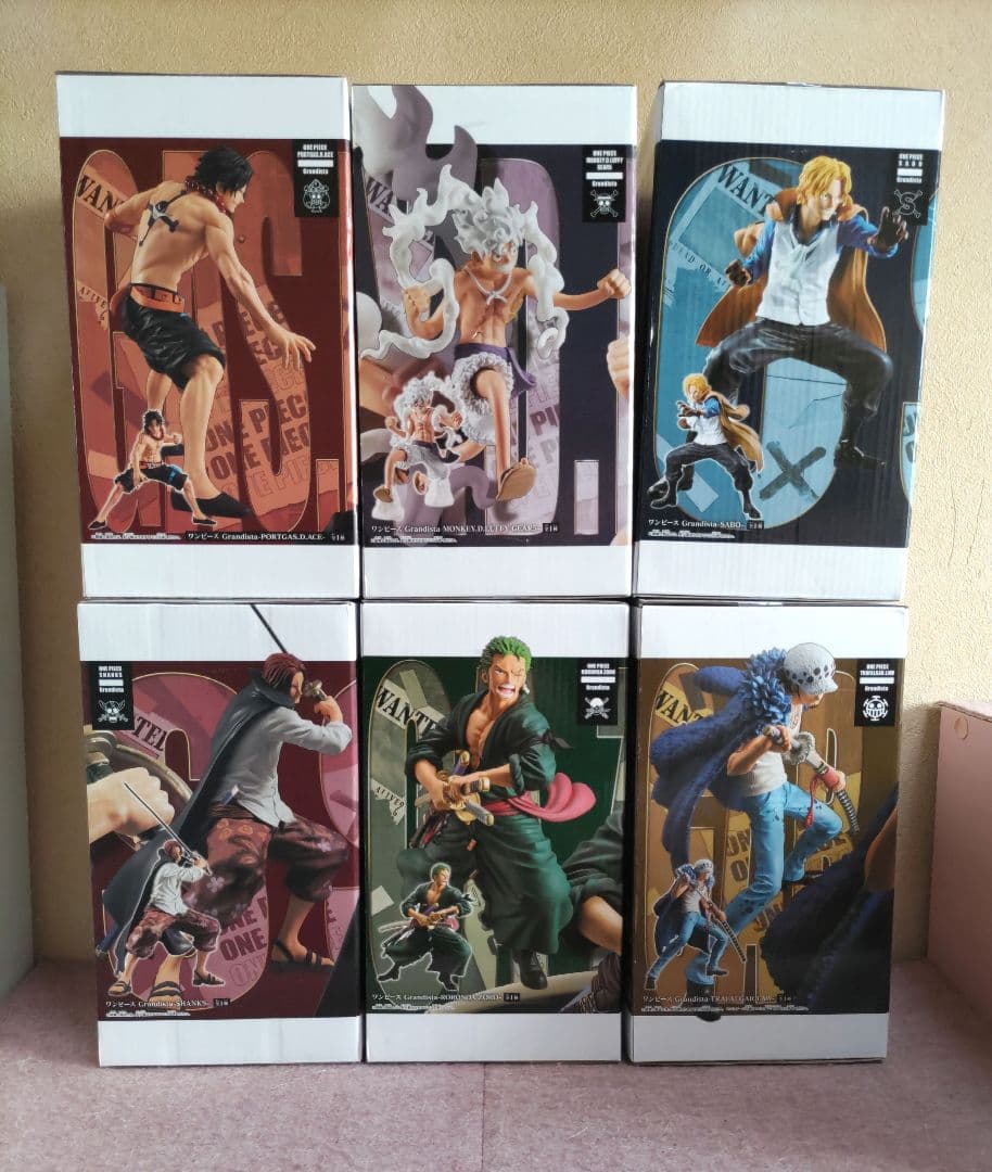 ワンピースフィギュア　グランディスタ　6体セット