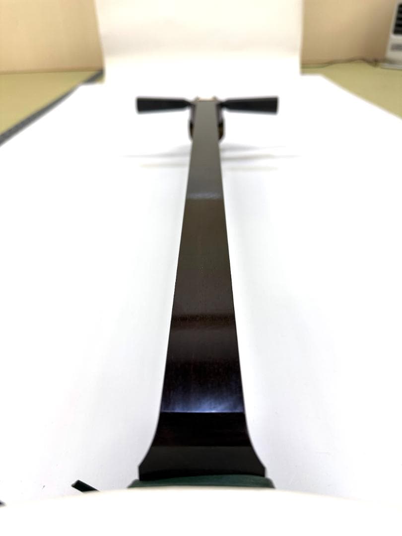 【高級仕様】金ホゾ（金ボソ）綾杉胴 津軽三味線 太棹｜整備済 津38