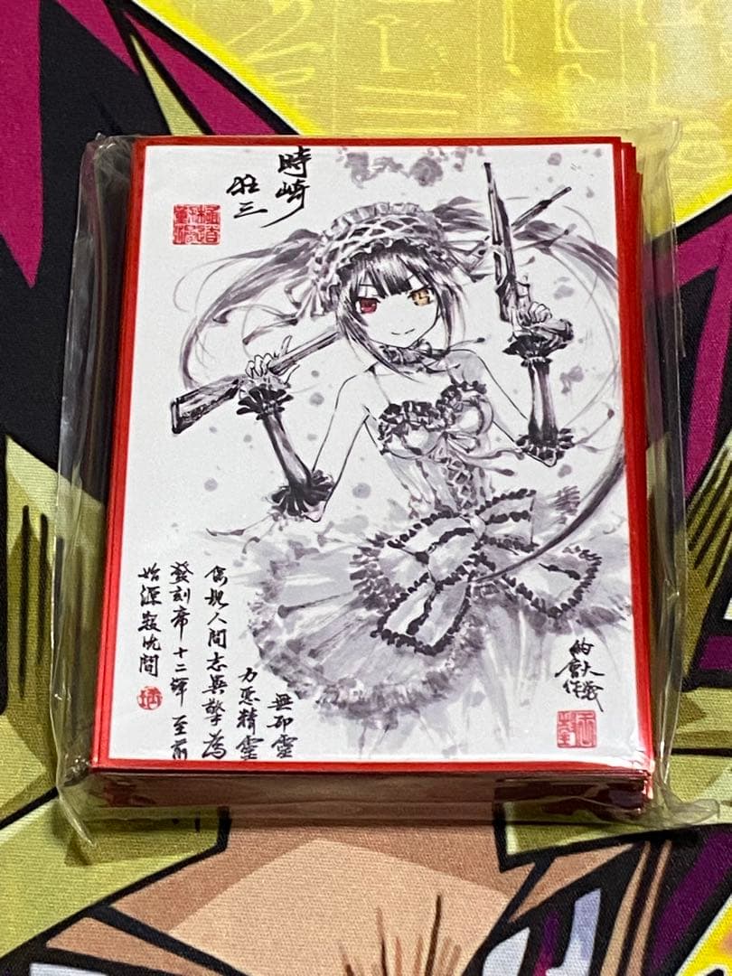 デート・ア・ライブ　時崎狂三　墨絵風　スリーブ