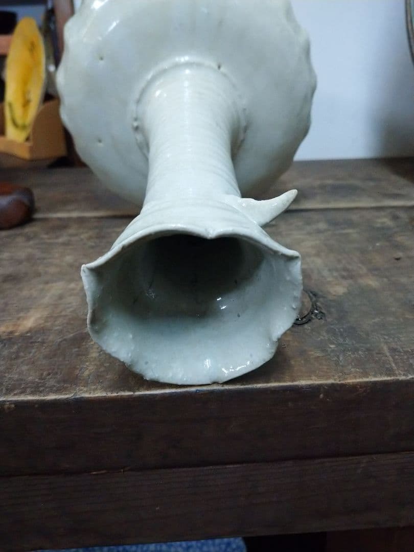 花瓶 益子焼