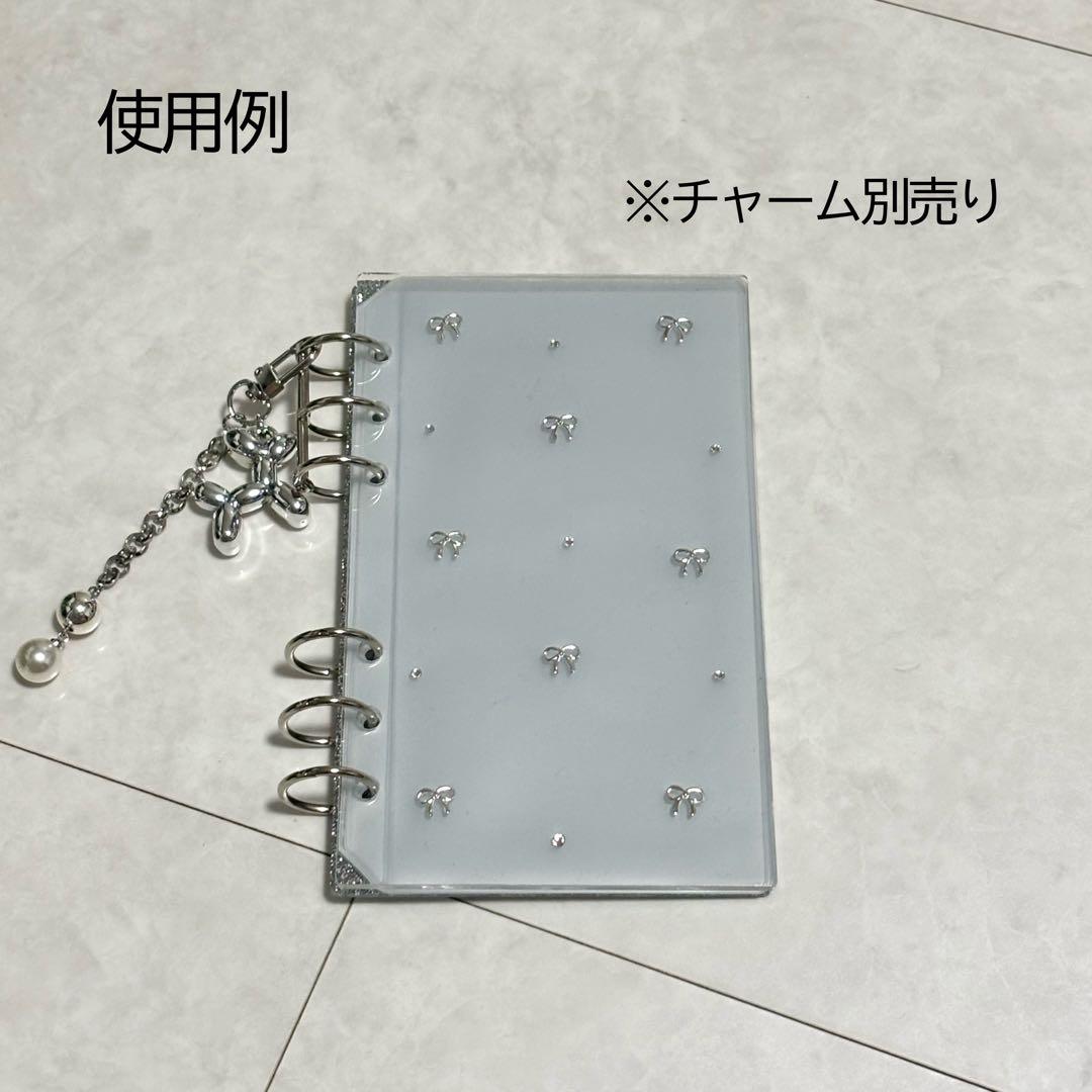 ✨みち✨A6 アクリルレジンバインダー　リング付き×２セット