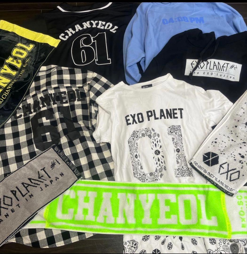 EXO チャニョル 찬열 ユニホーム パーカー タオル セット