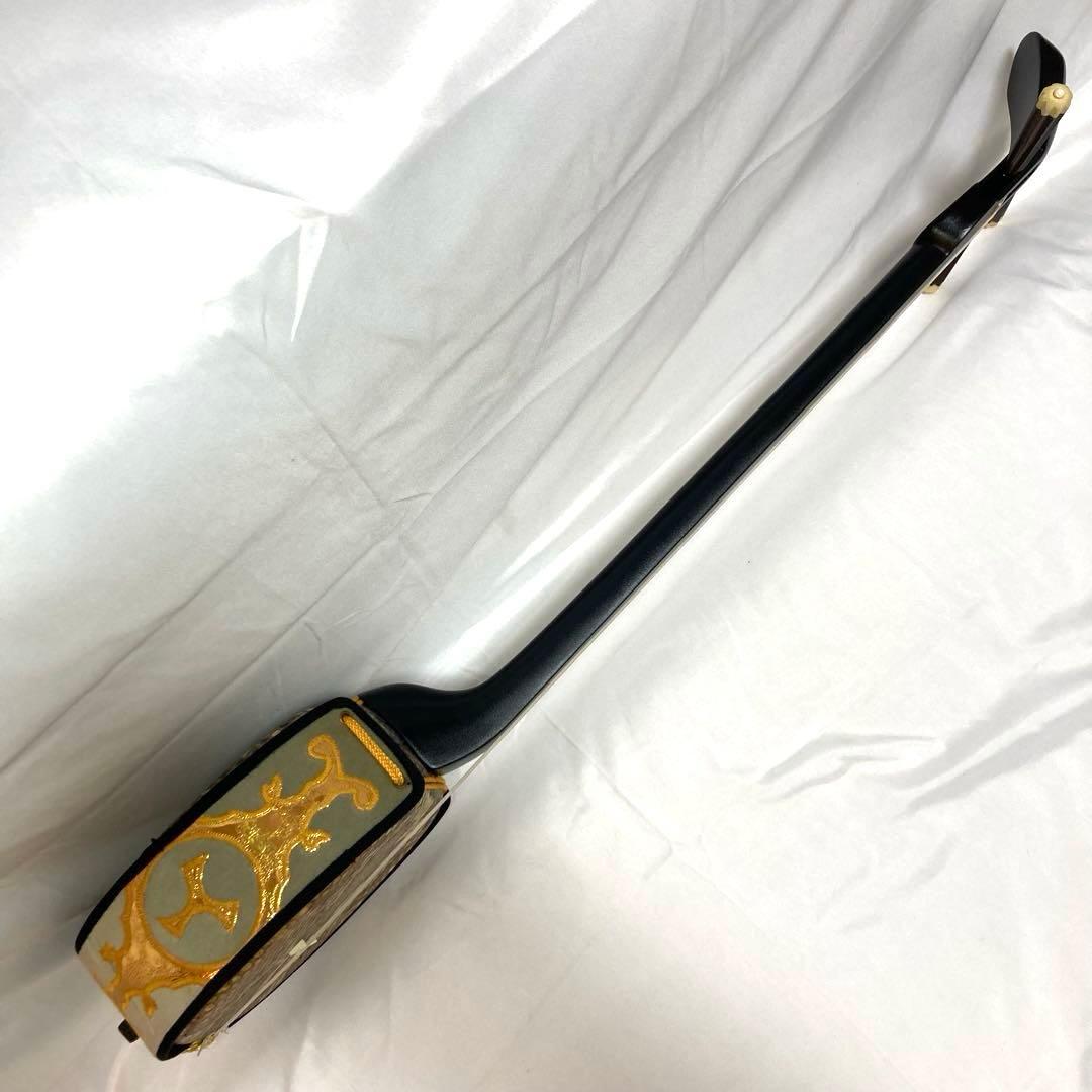 三線 沖縄 強化張り 本革 蛇革 ハードケース 付属品 和楽器 初心者 中級者