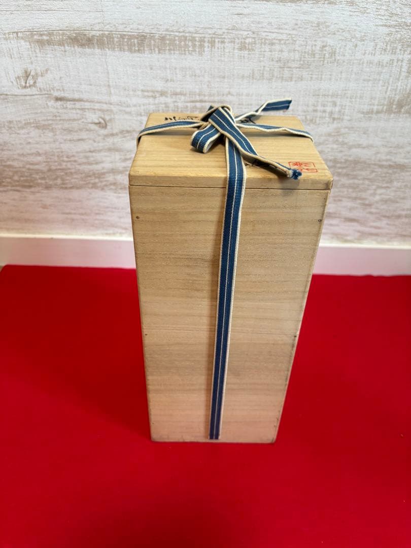 希少 金田鹿男 三島手花生 三島暦手 象嵌 花入 花器 茶道 華道 李朝