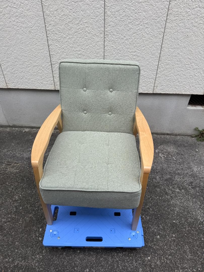 1人掛け天然木フレームソファ 布張りタイプ ルッキ2KD ニトリ