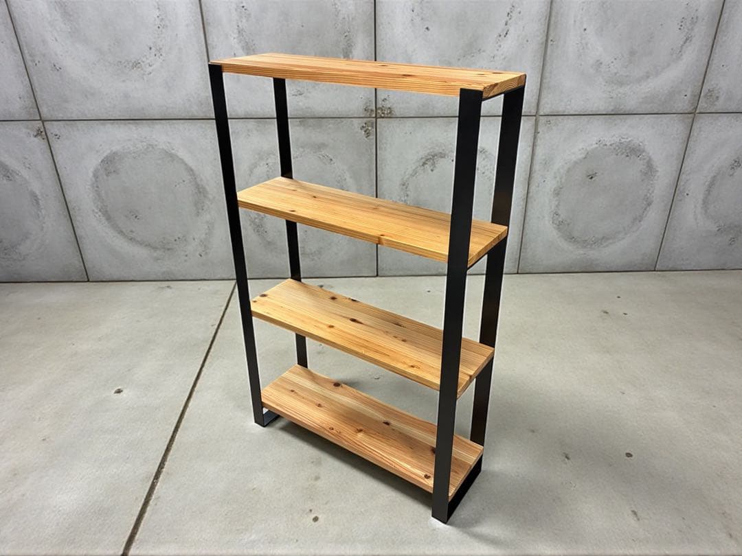 ◯THE SHELF / 無垢杉 × Black Steel