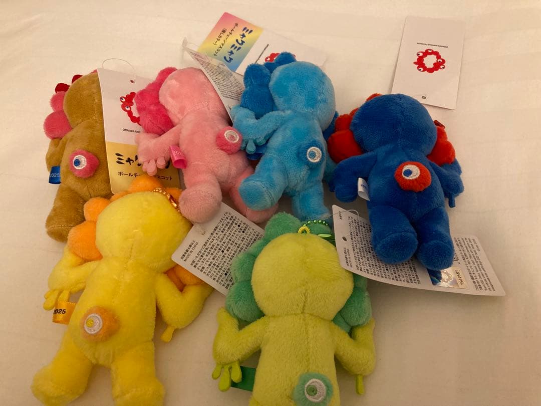 ミャクミャク　推しカラーミャクミャク　ボールチェーンマスコット　6種類　セット