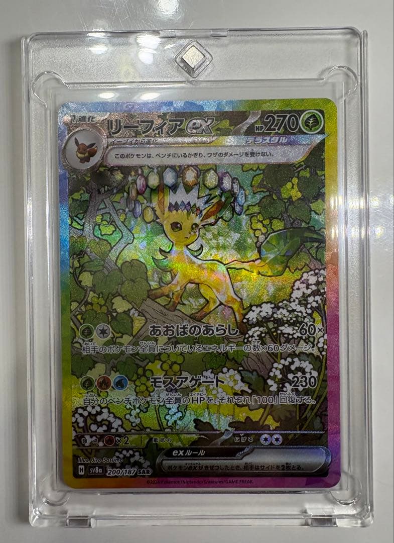 ポケモンカード　テラスタルフェス　リーフィアex sar