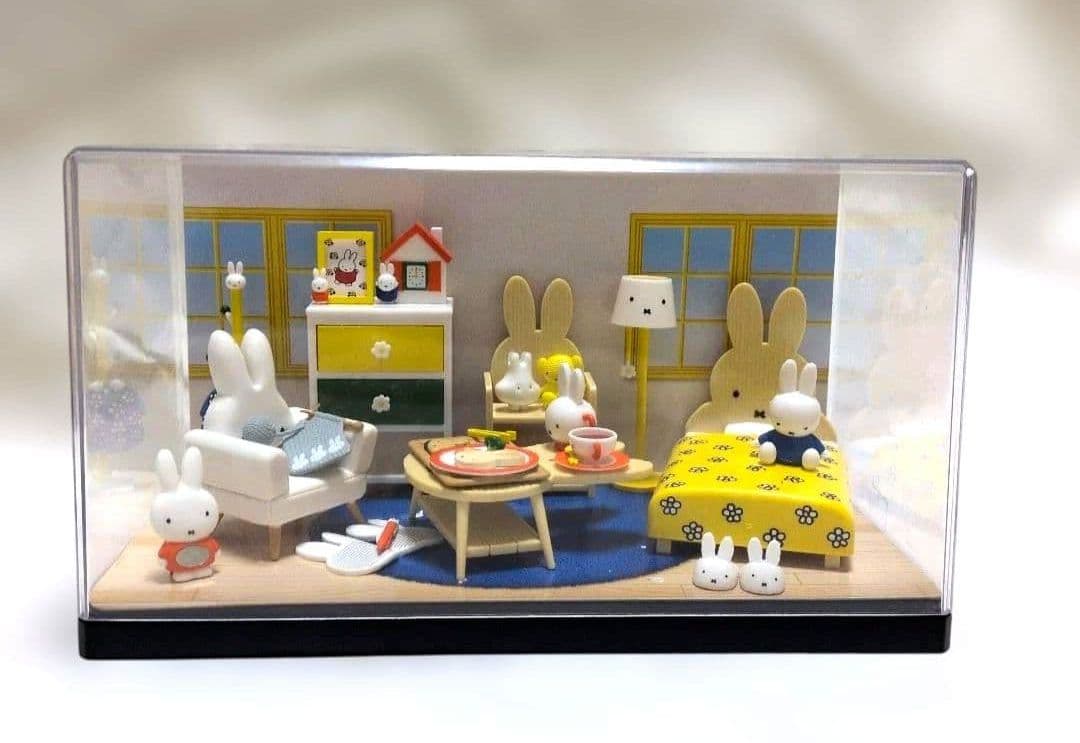 ミッフィー　miffy room　ミッフィーのいる生活　ミニチュア模型