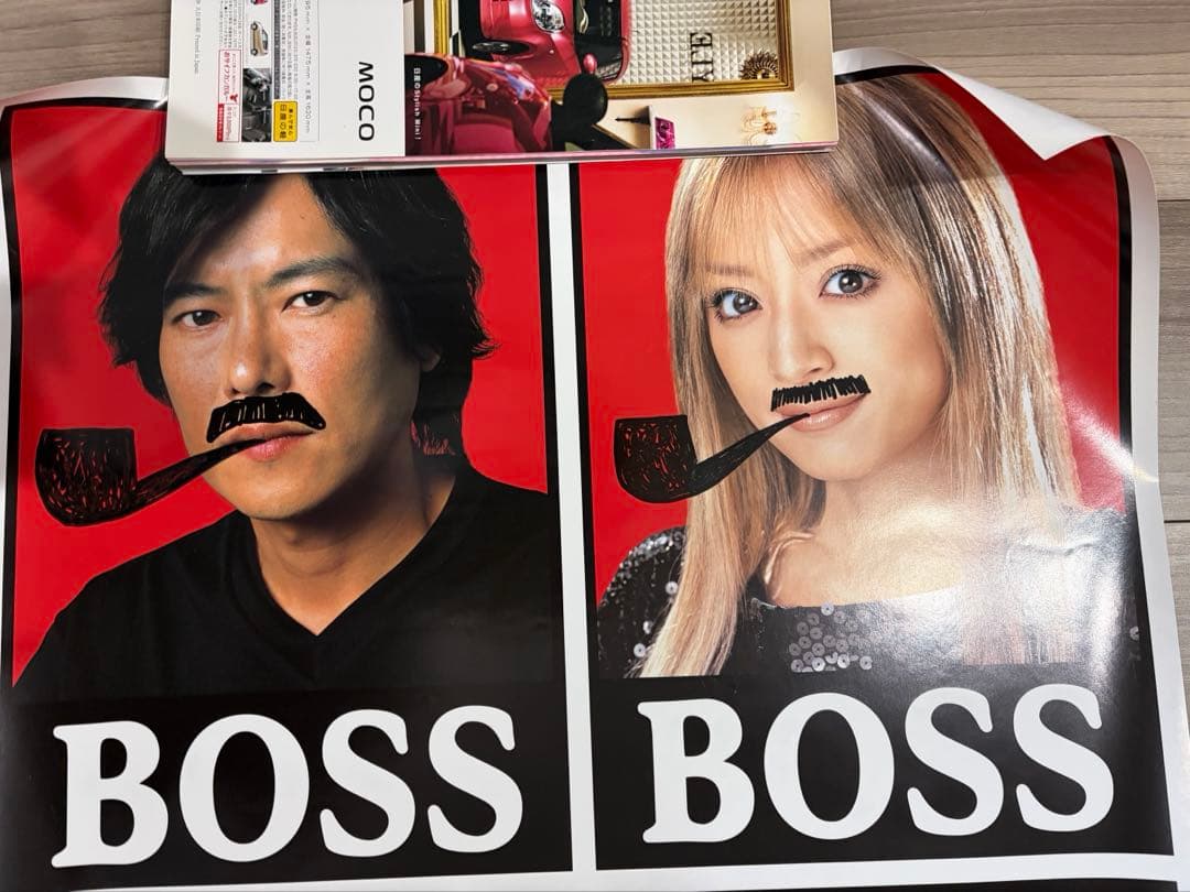 即購入可 ⭐︎ 浜崎あゆみ　豊川悦司　BOSS 販促ポスター　非売品②