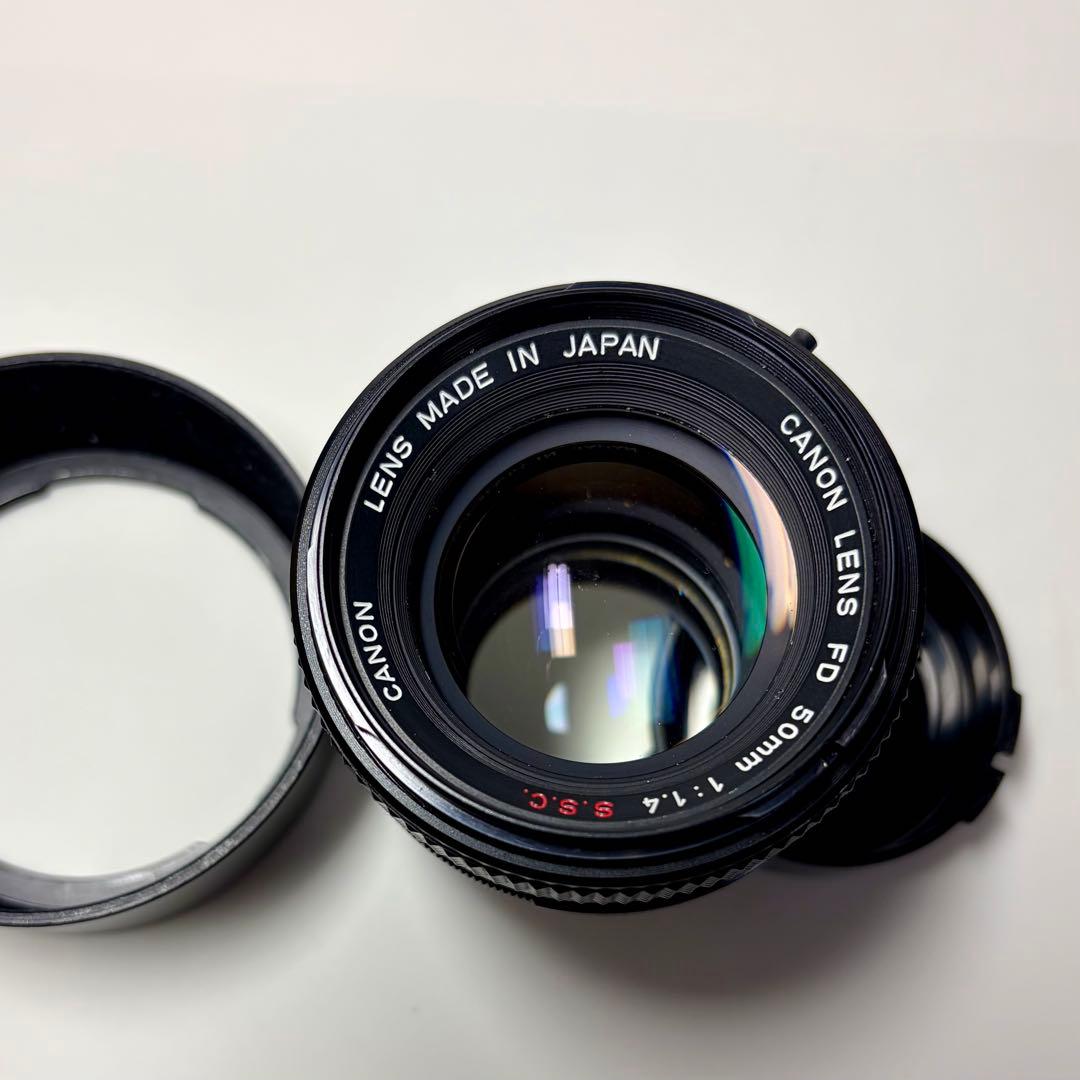 CANON FD 50mm f/1.4 S.S.C. レンズ