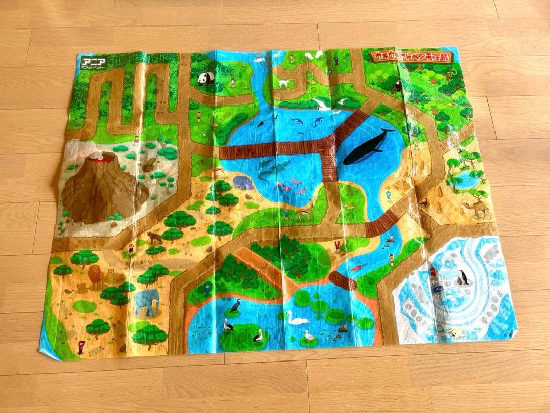 【アニアなどの動物フィギュアセット 】 50体＋アドベンチャー島シート付き