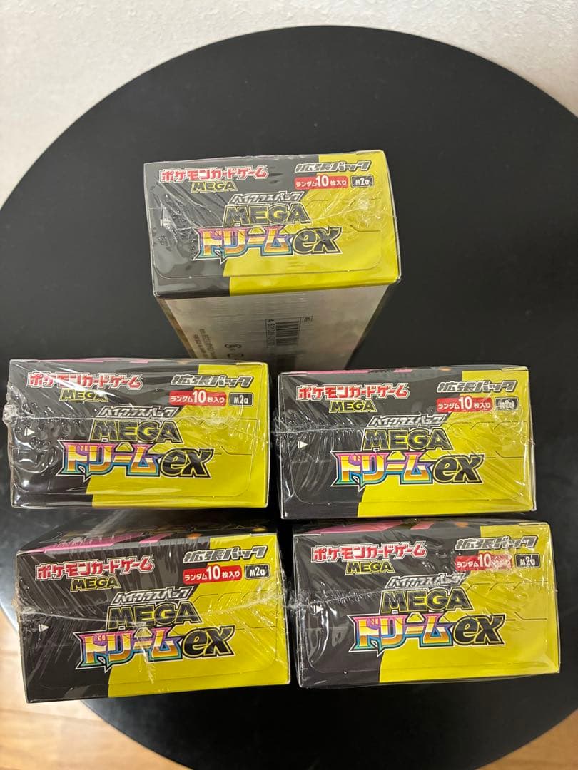 ポケモンカード　メガドリームex 5box シュリンク付き未開封