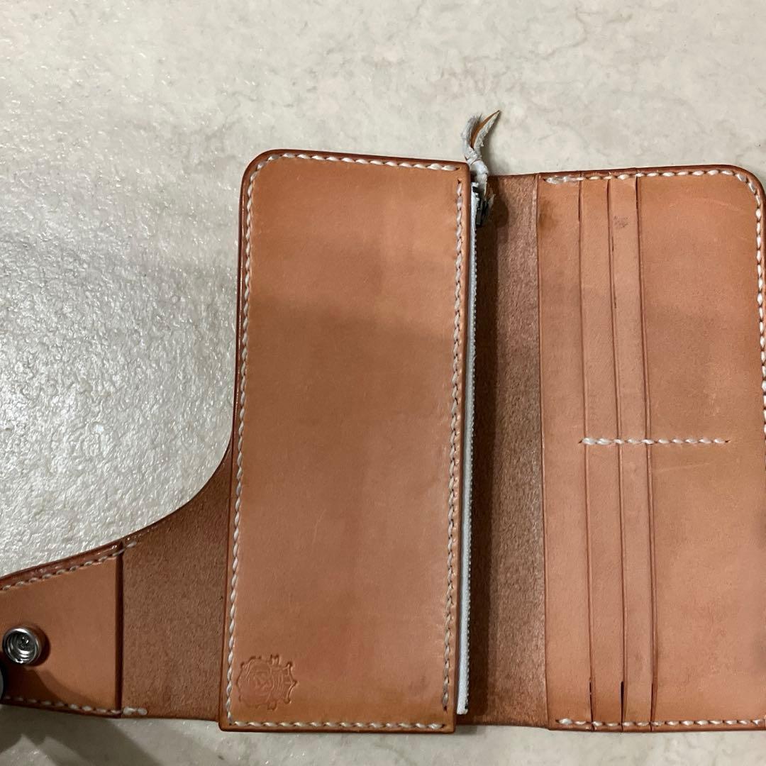 ビーズ屋公ちゃん　レザーウォレット 長財布