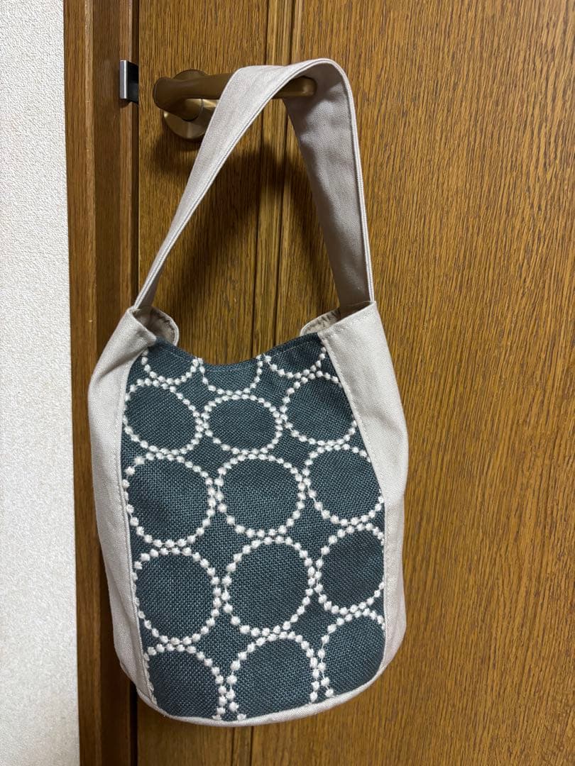 ハンドメイド※ミナペルホネン タンバリン バケツ トートバッグ ※リンネル