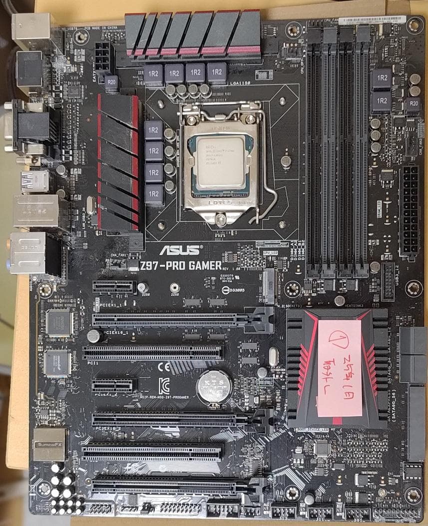マザーボード ASUS Z97-PRO GAMER + i7-4790K + 16GB RAM