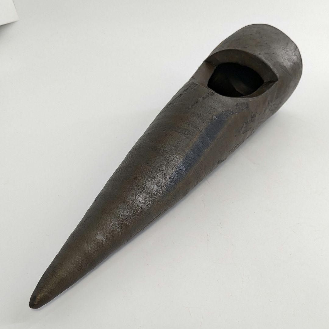 岡山県重要無形文化財 森陶岳 備前焼 花器 フラワーベース 花入 花瓶 華道具