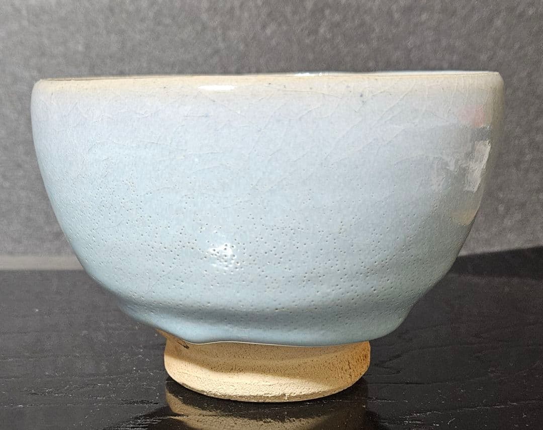 【茶人未使用品！放出品❗】日本工芸会正会員　岩坂直　作　鈞窯　茶碗　共箱　茶道具