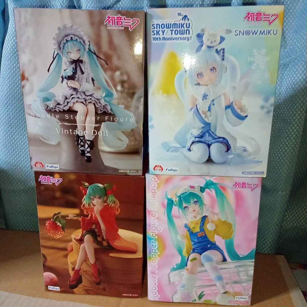 初音ミク　ぬーどるストッパーフィギュア　4種セット