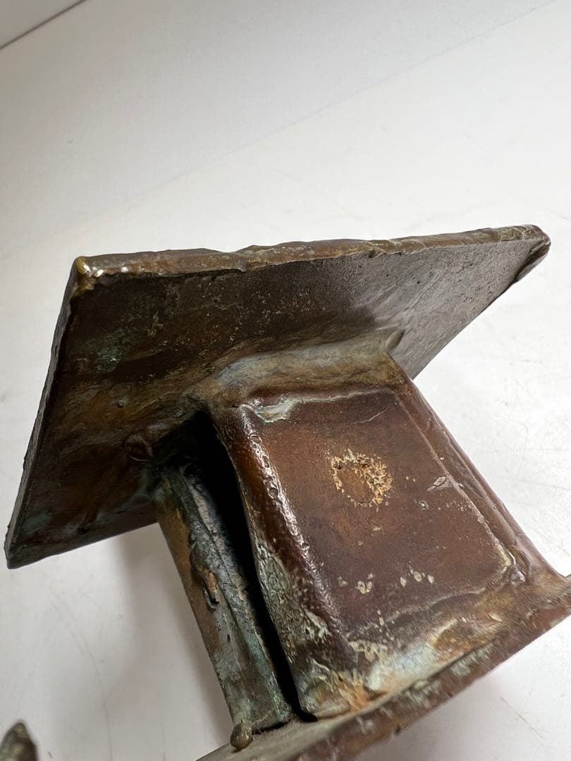 加藤昭男　ブロンズ　彫刻　人物像　在銘　東K8-0226☆2F トヒオウ