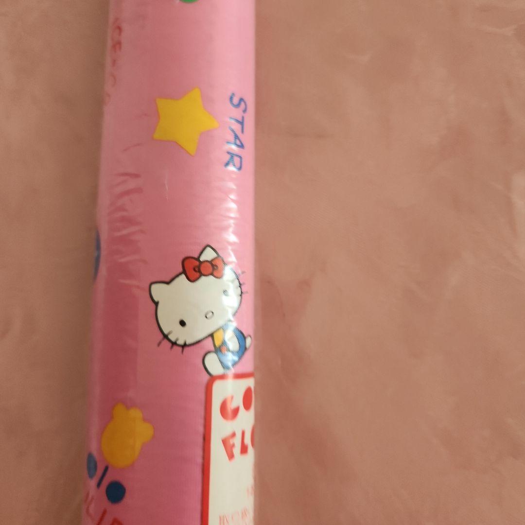 レトロサンリオCOTTON FLOWER シール　キキララ　キティ　昭和レトロ