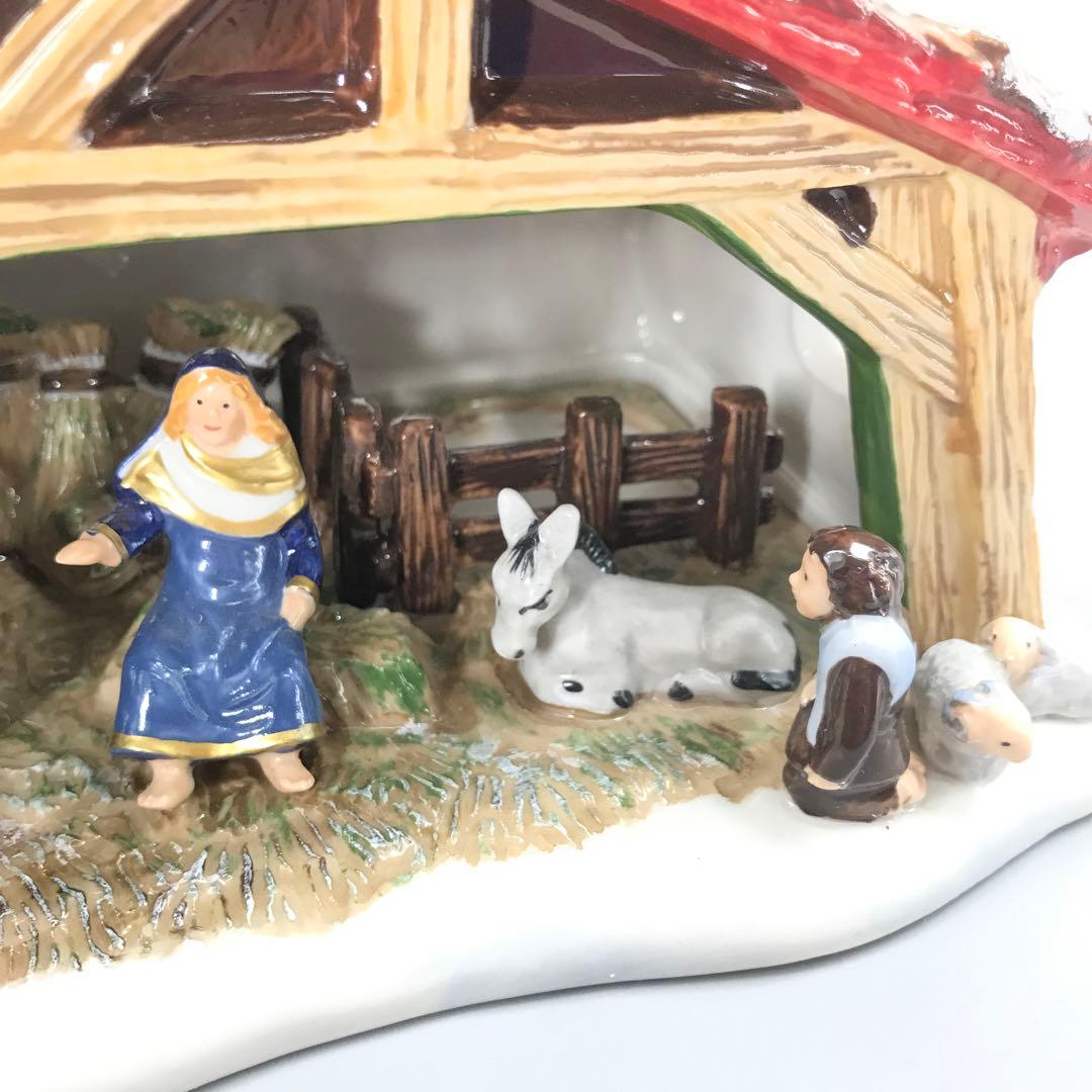 【新品同様】ビレロイ＆ボッホ クリスマストイズメモリー キャンドルホルダー