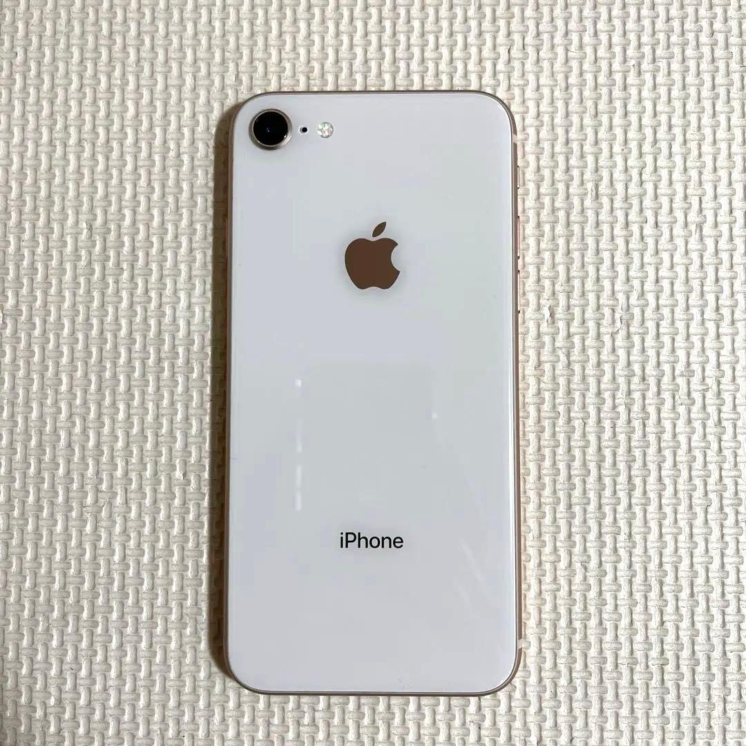 バッテリー100% iPhone8 simフリー 64GB ゴールド